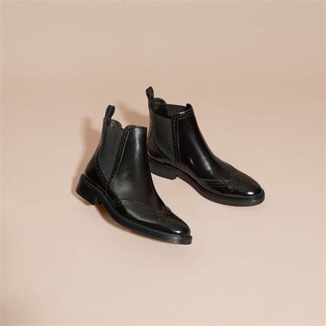 burberry wingtip chelsea boots|Burberry Limited.